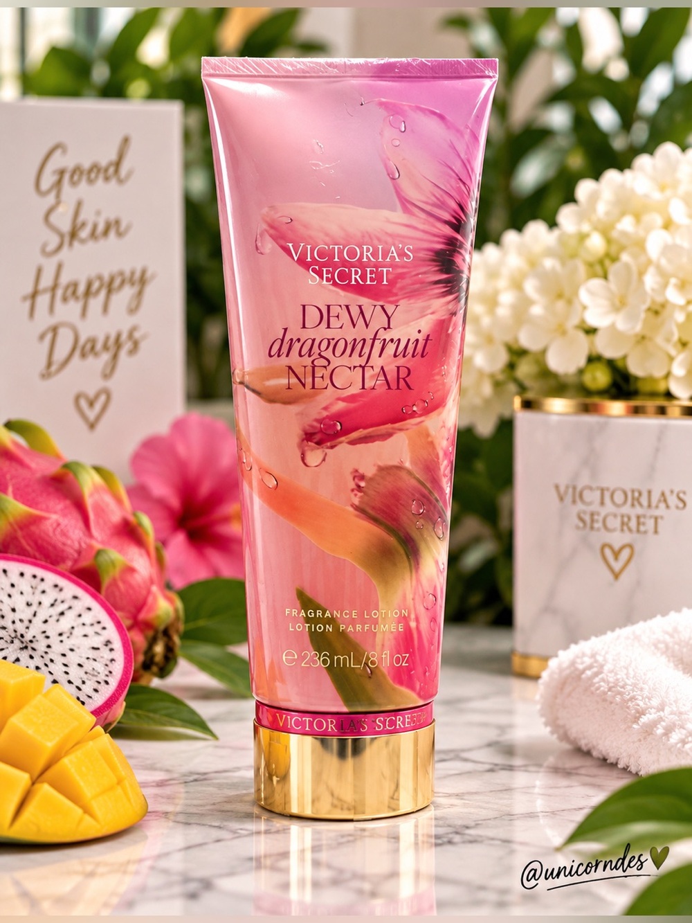 Victoria’s Secret Dewy Dragonfruit Nectar Fragrance Lotion 8 oz Discontinued